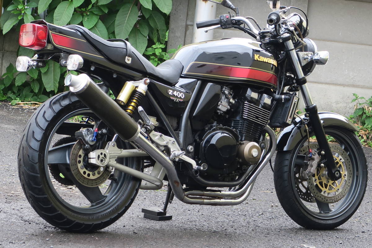 1円から オーラ全開 Z400FX仕様 E4カラー ZRX400改後期型6ポット