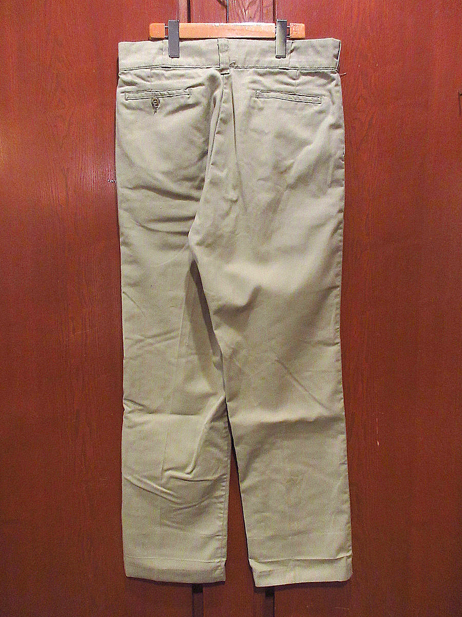 70's vintage | US チノトラウザー アーミーチノ 古着 ARMY 70s USARMY ミリタリー &frasl;564 ビンテージ shop NCD サイクロン