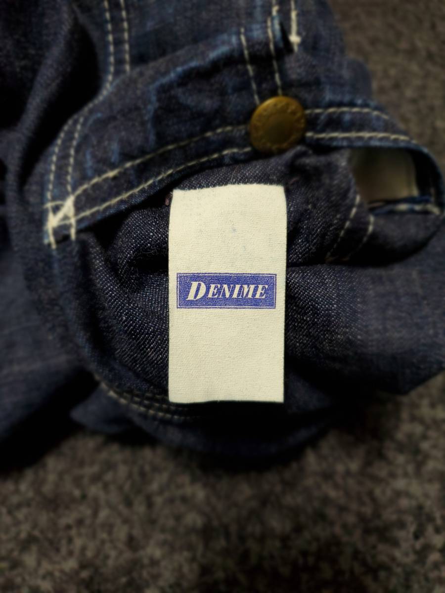 ドゥニーム カバーオール オリゾンティsize38 Denime DENIM COVERALL JACKET 38 ORIZZONTI ドゥニーム デニム