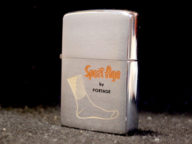ビンテージ新品ZIPPO☆Sport Age by PORTAGE☆1962年/元箱・インスト有