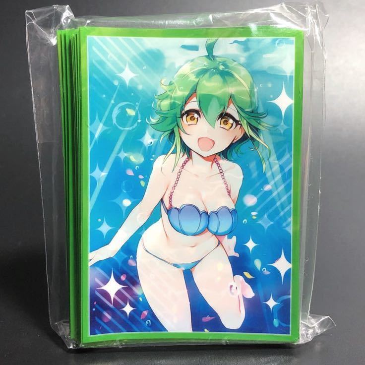 未開封】 遊戯王ARC-V リン 水着 スリーブ / ミッドナイトブルー AG