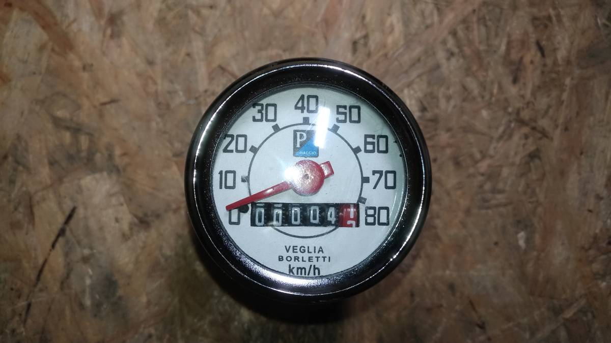 ベスパ ビンテージ 50 100 スピードメーター 新品 80km 【公式通販】