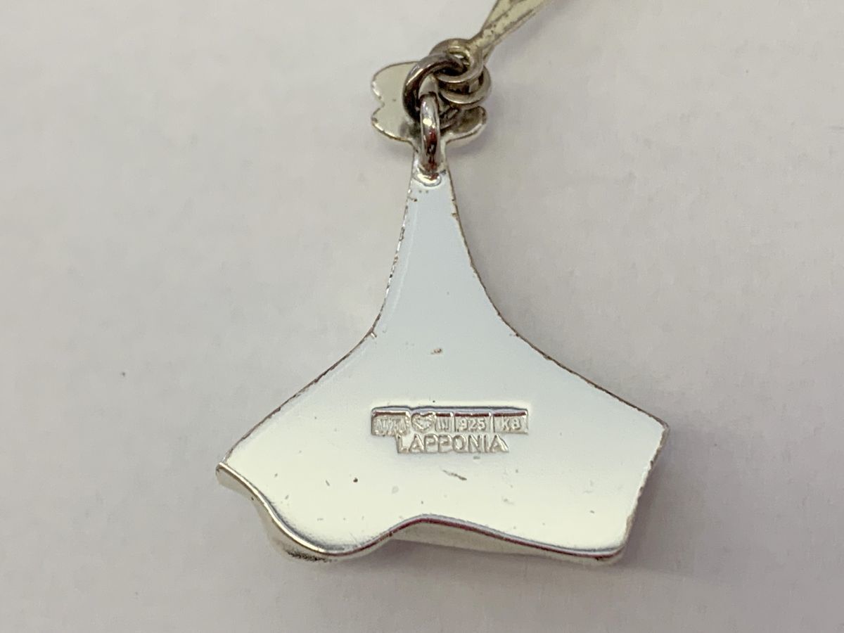 S096-I23-1636☆ LAPPONIA ラポーニア ネックレス K8 925 コンビ 