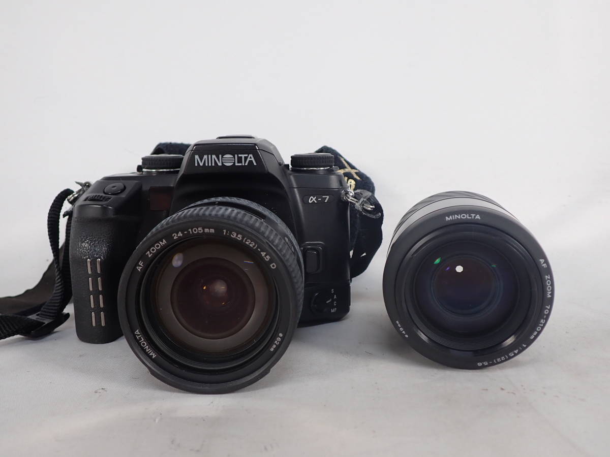 MINOLTA ミノルタ α-7 AF ZOOM 24-105㎜ 1:3.5(22)-4.5D 70-