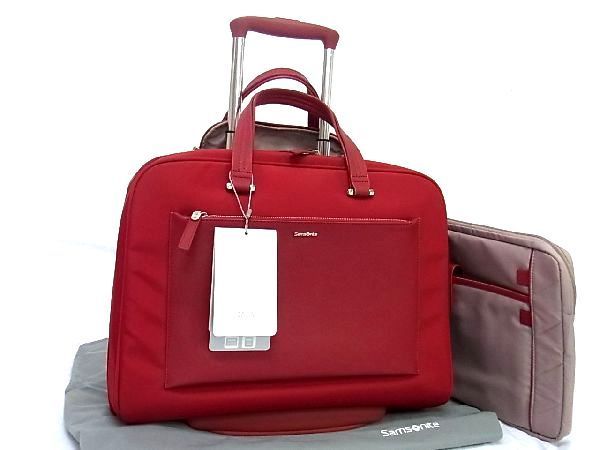 1円 Samsonite サムソナイト 91784 1726 ZALIA ナイロン&times;レザー 2WAY ハンドバッグ キャリーケース レッド系 M6475Qオ(サムソナイト)｜売買されたオークション情報、yahooの商品情報をアーカイブ公 サムソナイト