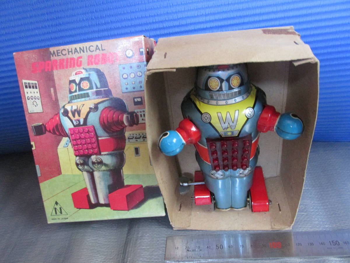 ブリキ SPARKY ROBOT 完全復刻版 スパーキーロボット : ブリキロボット 