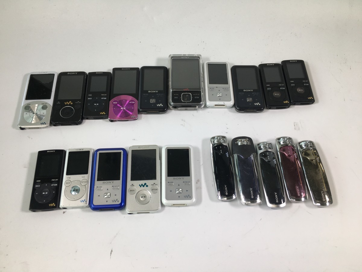 ♪▲【まとめ売り品 SONY ソニー】WALKMAN デジタルミュージックプレーヤー 20個セット 0722 ⑨ NW-S756 A919 他