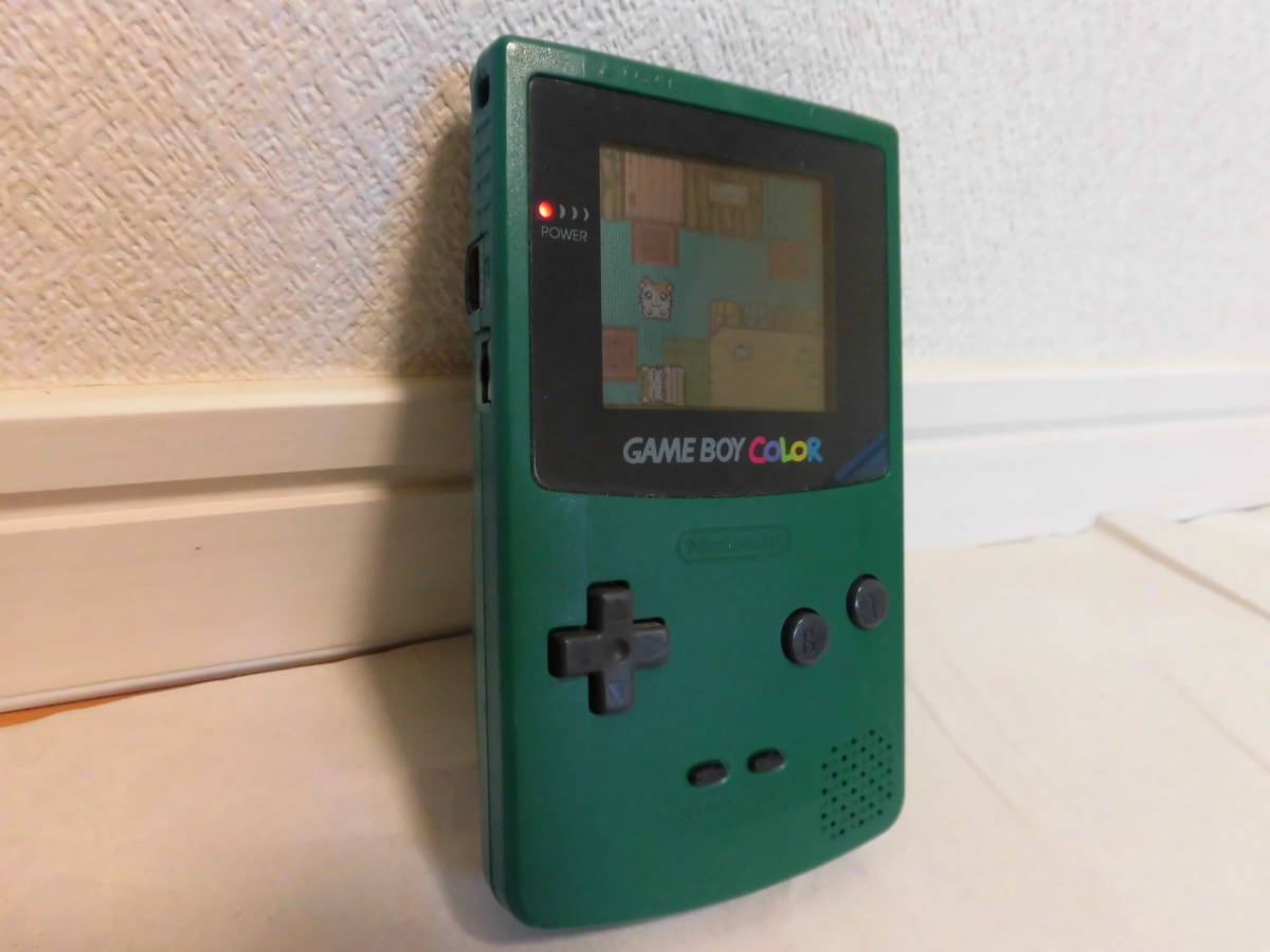 爆買い，HOT ゲームボーイカラー グリーン 本体 完動品 多数出品中 同梱歓迎 S463(本体)｜売買されたオークション情報、yahooの商品情報をアーカイブ公開 - オークファン 本体、アクセサリー
