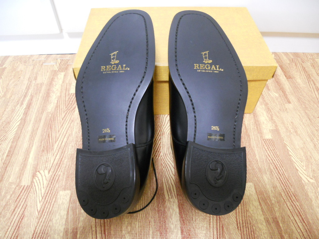 新品:箱付き】REGAL26.5㎝ （REGAL リーガル ビジネスシューズ 紳士靴 