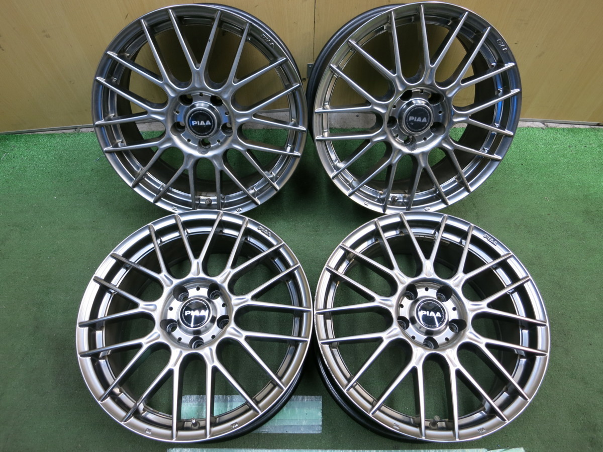 4本価格★PIAA スポルトメッシュ ソフィー ホイール 17インチ ピア Sport mesh Soffy 17×7J PCD114.3/5H★