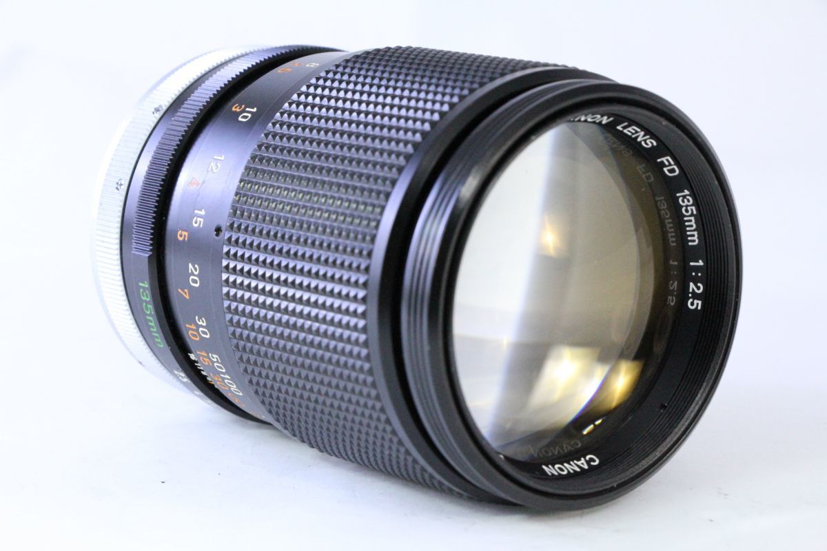 ☆ Canon キャノン FD 135mm f2.5 S.C. MF Telephoto Lens マニュアル