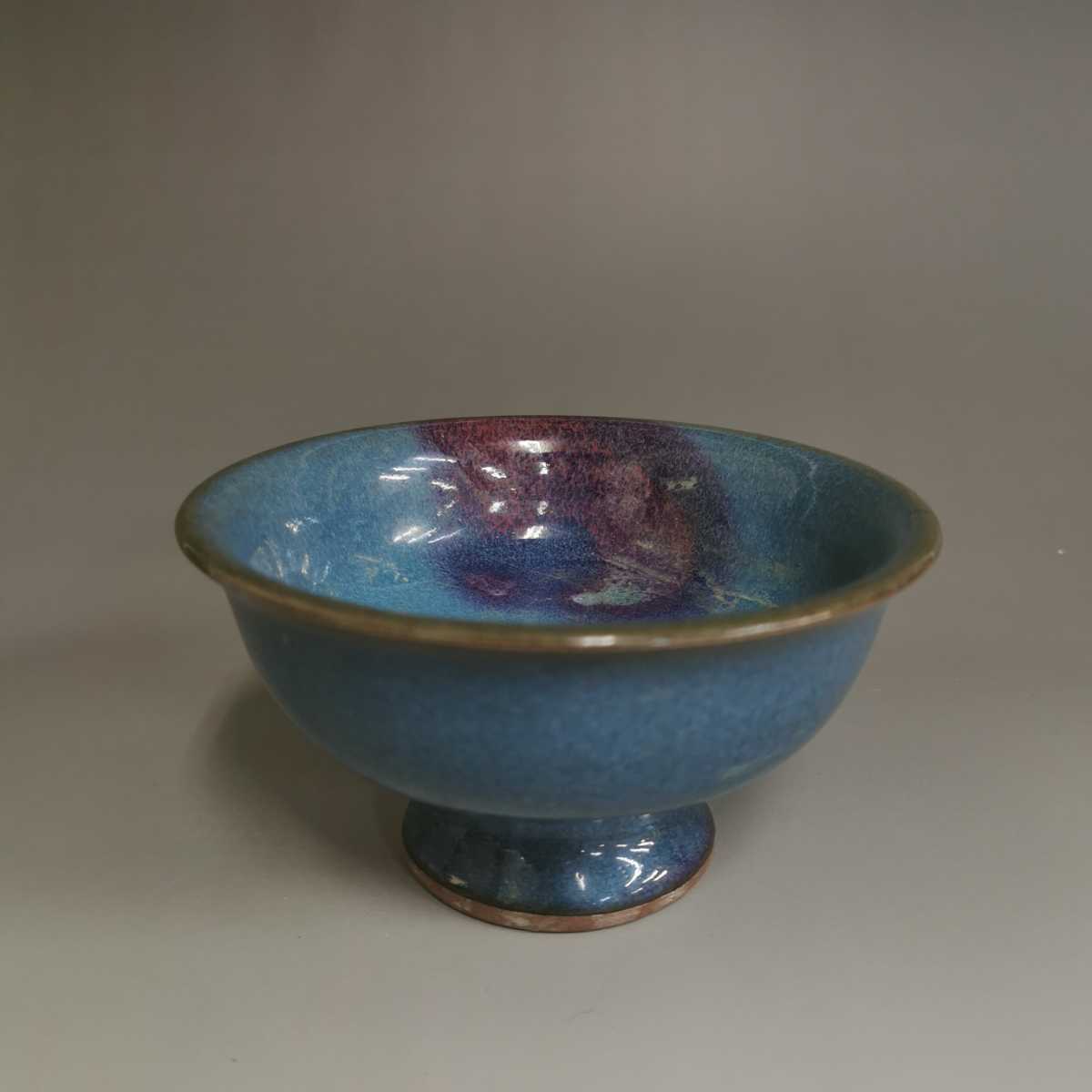 天藍釉 時代唐物 紫紅窯変 故宫博物院 均窯 宋時代 Yahoo!オークション