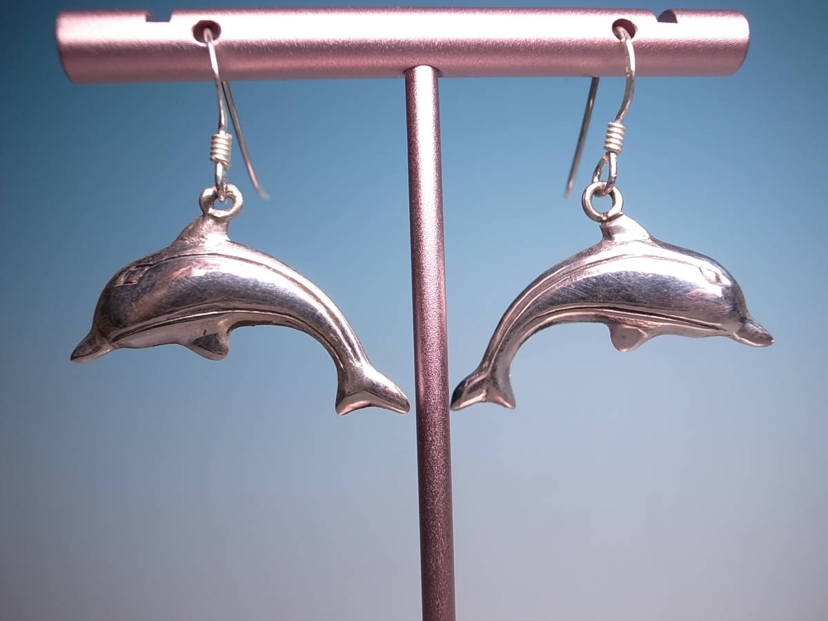 送料無料 正規品 イルカ インディアンジュエリー シルバー ドルフィン ピアス 新品 新入荷 流行 新品