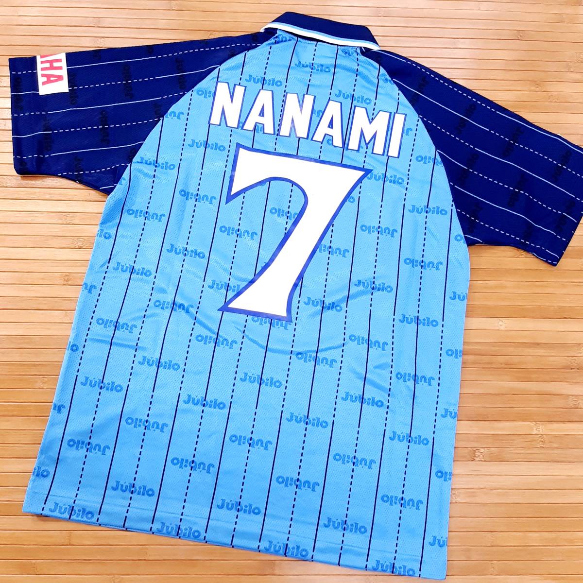 p6☆サッカーJリーグ ジュビロ磐田 ホームユニフォーム☆背番号7番