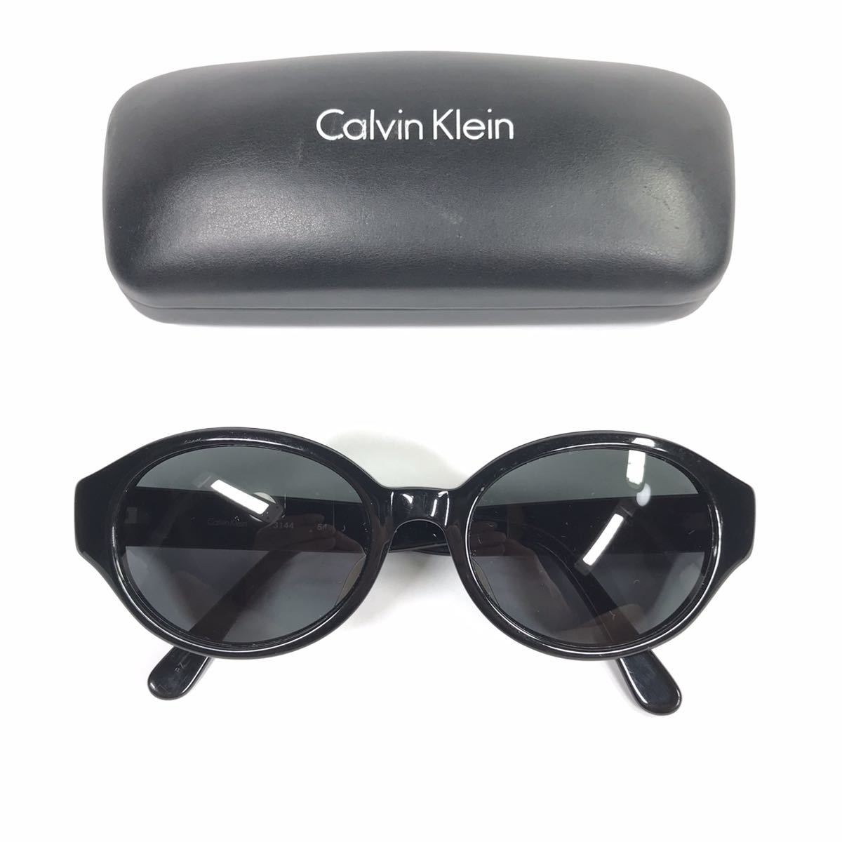カルバンクライン】本物 CalvinKlein サングラス ロゴテンプル 3144 