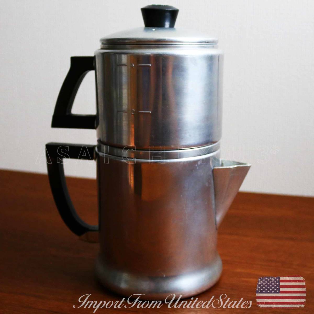 アメリカンビンテージ】WEAR-EVER社 米国製/アルミニウム製/コーヒー