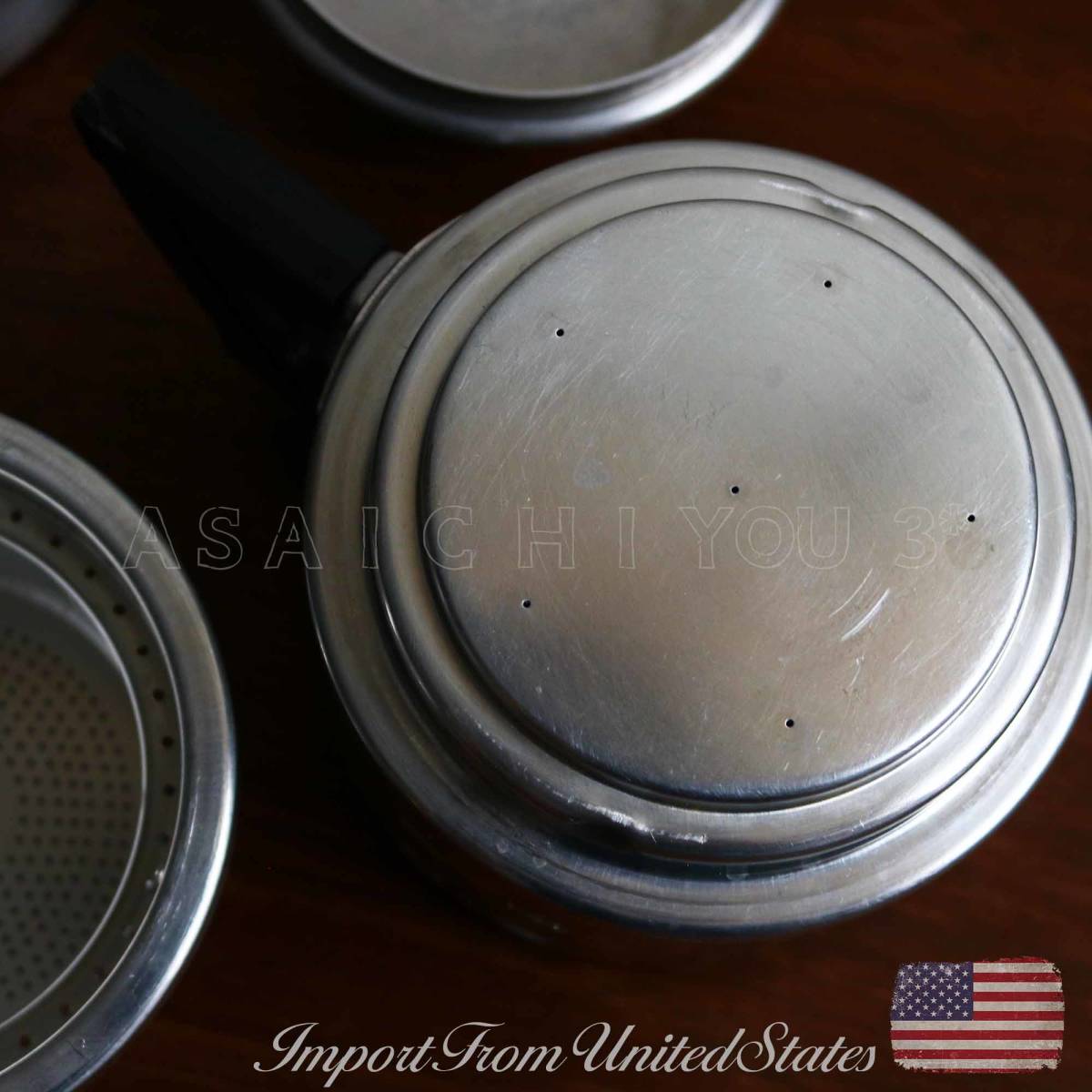 美品 VTG アメリカ製ウェアーエバー社コーヒーポット パーコレータ3002