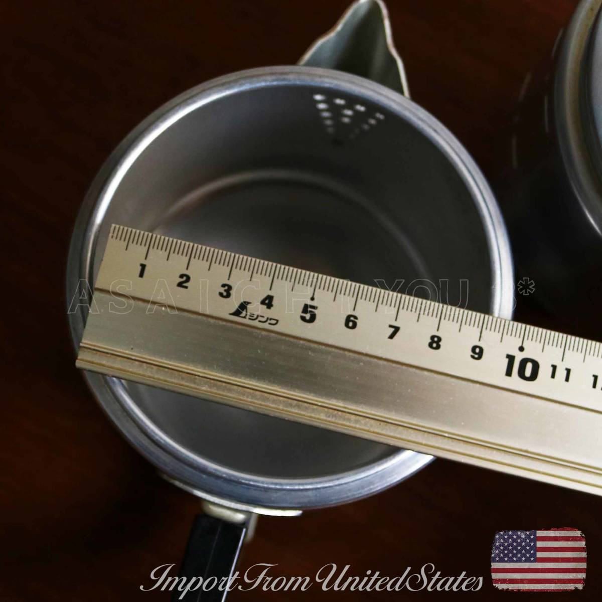 美品 VTG アメリカ製ウェアーエバー社コーヒーポット パーコレータ3002