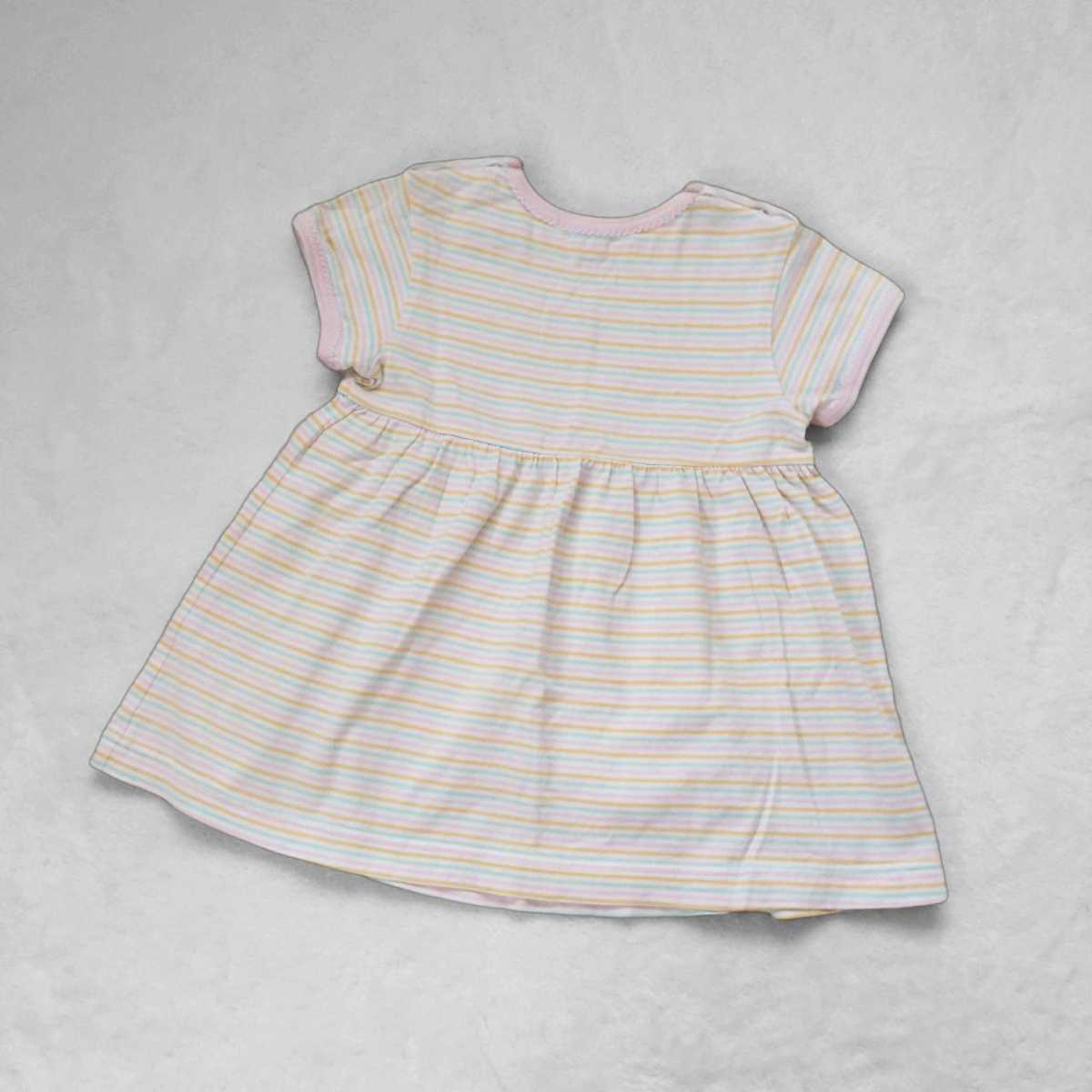 1円スタート Familiar ファミリア 半袖 ワンピース 80cm ピンク 女の子 ベビー 子供服 80 75 84cm 売買されたオークション情報 Yahooの商品情報をアーカイブ公開 オークファン Aucfan Com