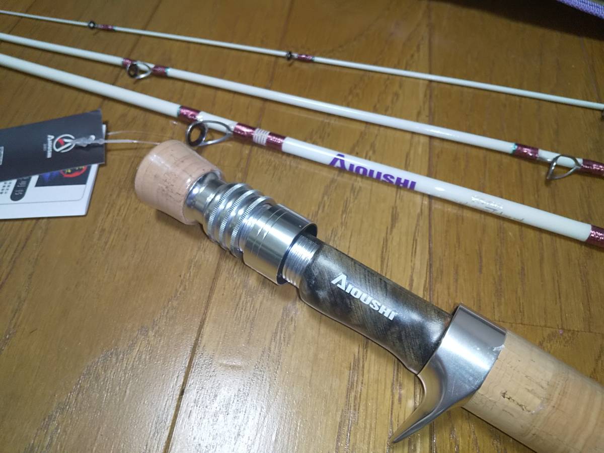 最も優遇 格安即決 パックロッド ショートロッド 渓流 ベイトフィネス チューブラー３aコルク グラス 145cmul４ピース 木目の美しい天然木 New パックロッド Labelians Fr