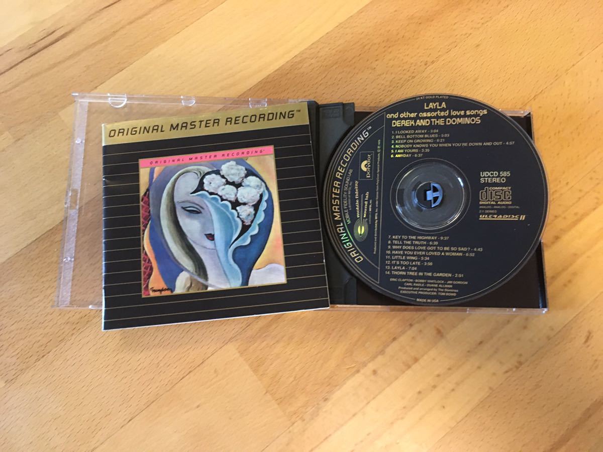 高品質，品質保証 Derek And The Dominos / Layla And Other Assorted Love Songs MFSL 24K Gold CD Eric Clapton Mobile Fidelity Sound Lab：UDCD 585(Eric Clapton)｜売買されたオークション情報、yahooの商品情報をアーカイブ公開 - オークファン E