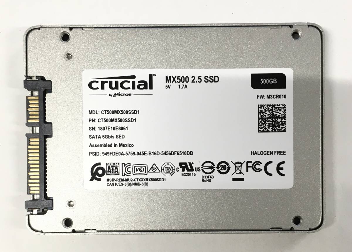 Crucial | 3D SATA NAND MX500 Internal SSD to 2.5-inch 2.5 BX500 