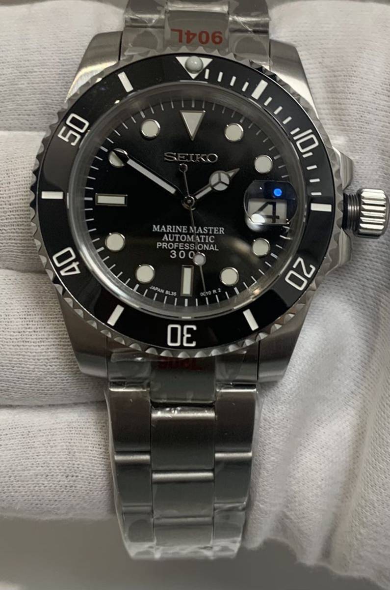 [1円～売り切り] SEIKO MOD サブマリーナ　カスタム　NH35搭載　機械式　自動巻き_1