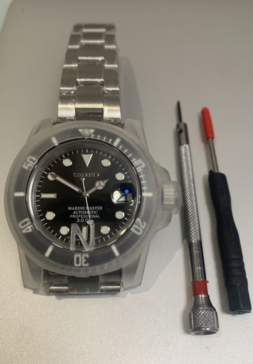 [1円～売り切り] SEIKO MOD サブマリーナ　カスタム　NH35搭載　機械式　自動巻き_7