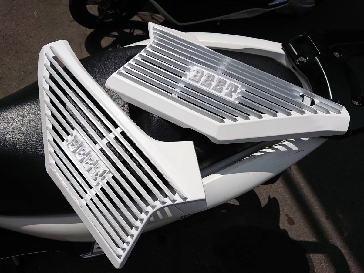 CBX400F アルフィン サイドカバー 白/CBX550F BEET 車・バイク・自転車