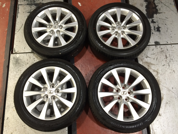 レクサスLS460後期☆純正18インチAWタイヤセット235/50R18☆4set ご観覧頂き誠にありがとうございますm(__)m愛知県名古屋市から日本全国へ