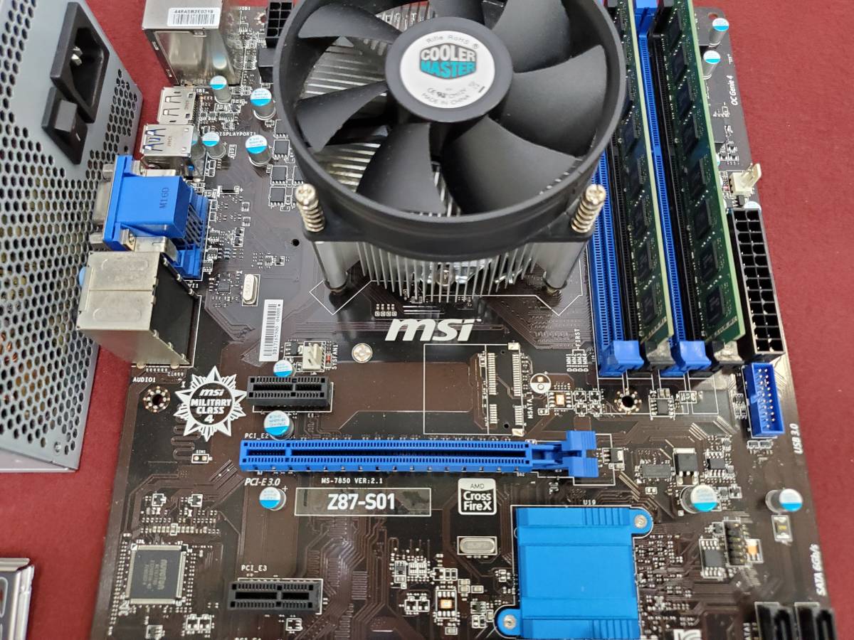 マザーボードMSI Z87-S01 CPU Core i7-4770メモリセット Z87I | MSI