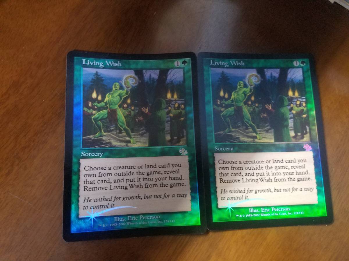MTG 生ける願い⁄Living 英語 Foil 4枚 Wish - of Living | マジック