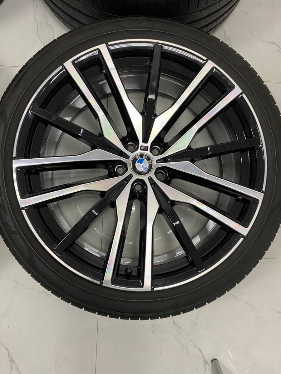 BMW G05 X5 純正 22in 9.5J +37 10.5J +43 PCD112 ダブルスポークスタイリング742M G06 X6 G07 X7 流用にも Pirelli Mpower