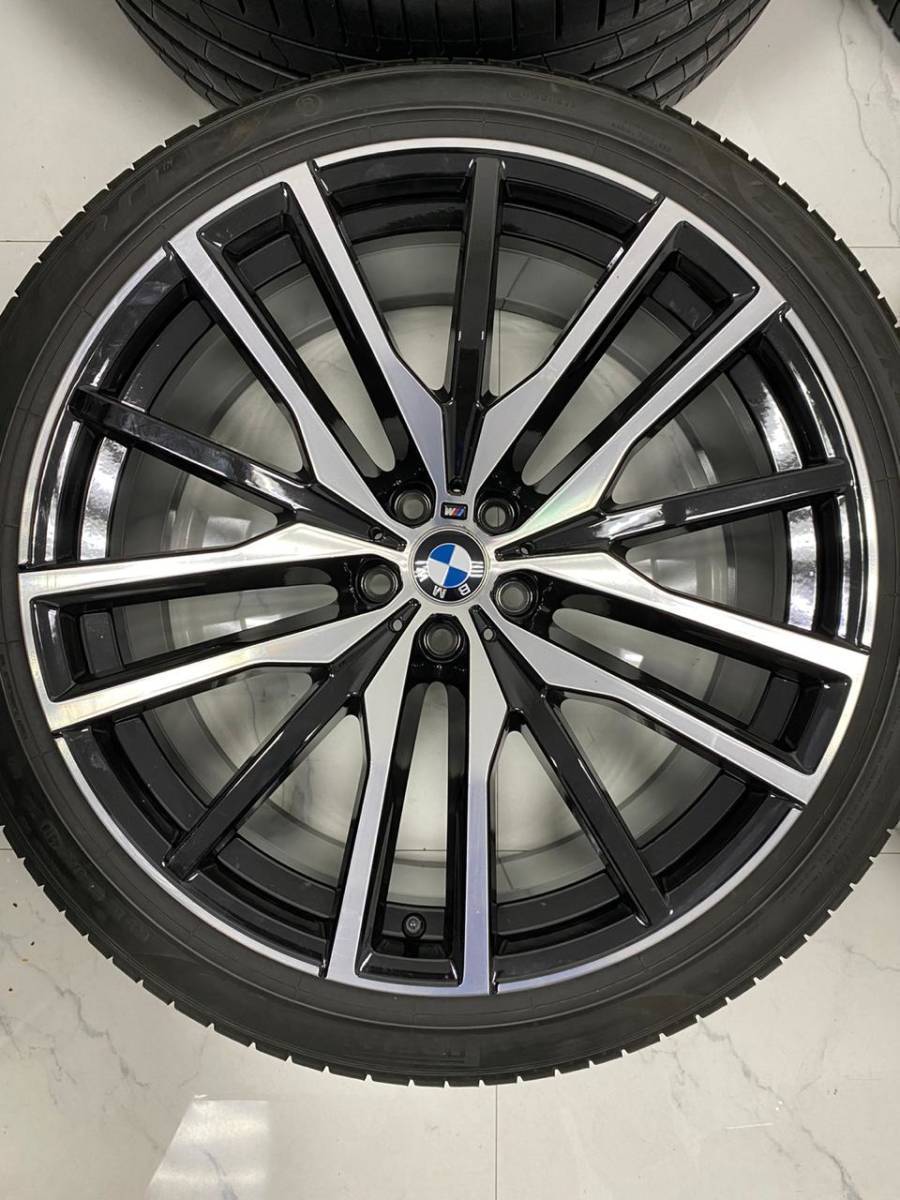 BMW G05 X5 純正 22in 9.5J +37 10.5J +43 PCD112 ダブルスポークスタイリング742M G06 X6 G07 X7 流用にも Pirelli Mpower
