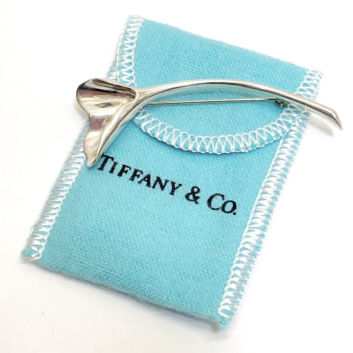 TIFFANY&Co ティファニー ブローチ シルバー リーフモチーフ alp川0817