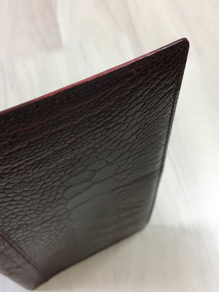 送料無料】dunhill ダンヒル オーストリッチ レザー 長財布 レッグ