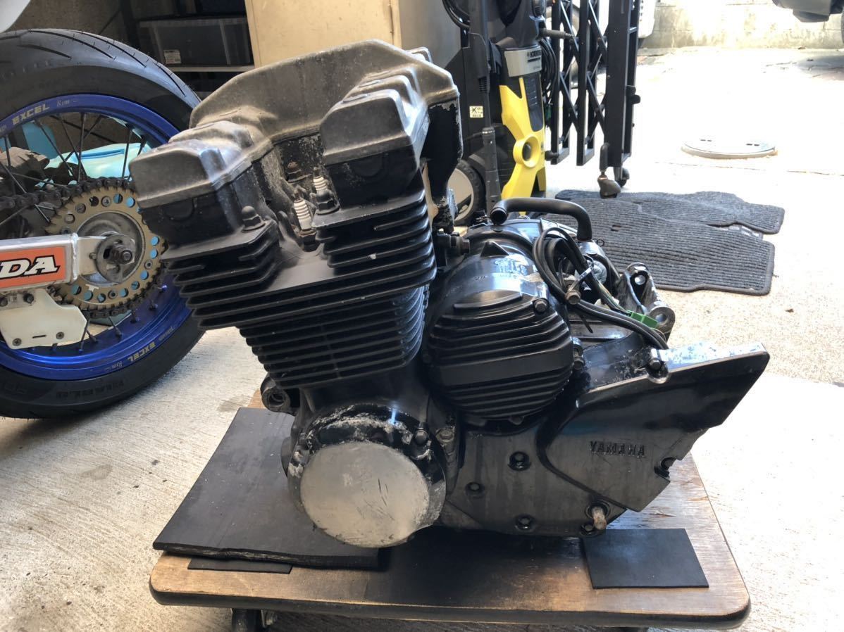 【実働外し】YAMAHA XJR400 4HM エンジン本体 クランキング確認済 XJR400 4HM エンジン 実動車外し 公式通販 xjr400 初爆確認済み