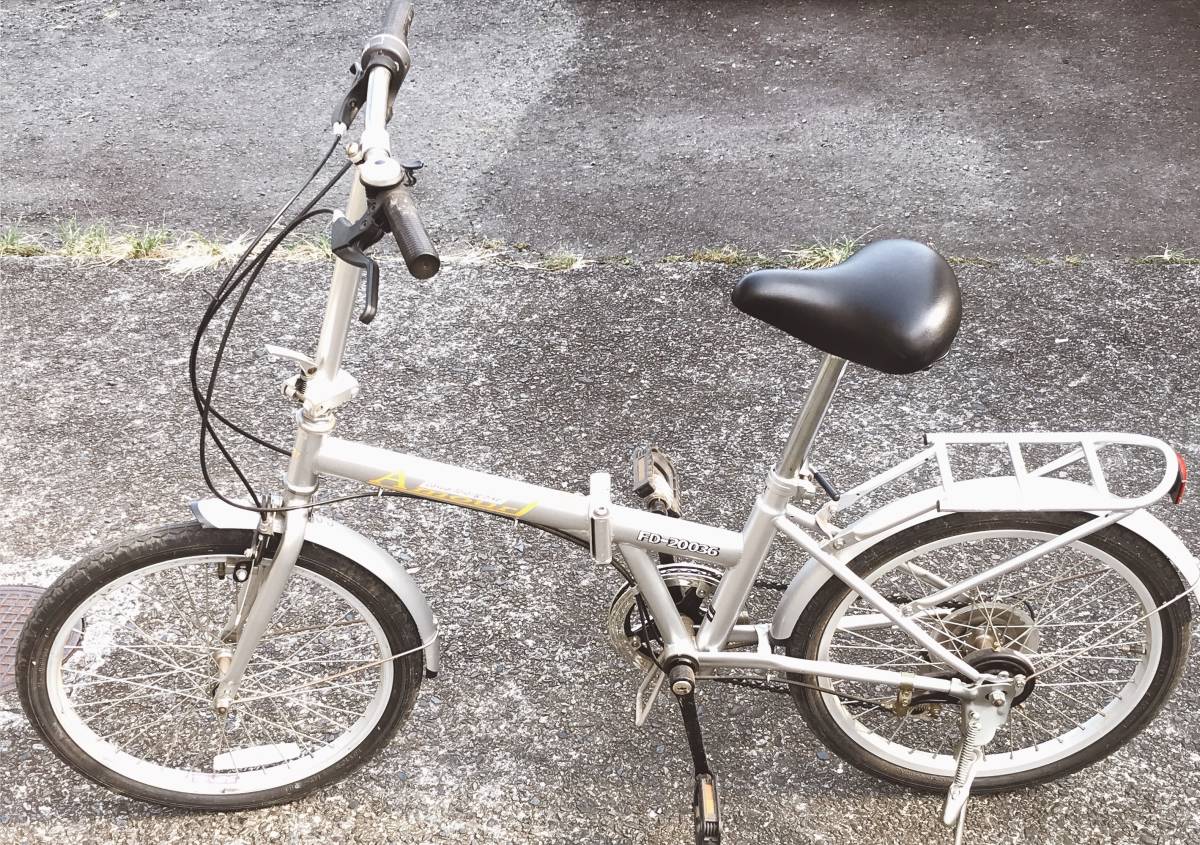 ト静】☆ AMOUR アムール FD-20036 折りたたみ 自転車 6段変速 casual 