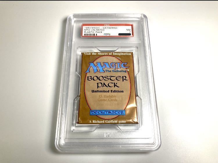 MTG アンリミテッド ブースターパック PSA7 NM unlimited 未開封