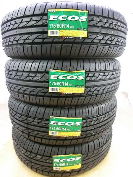 柳島 YH-012DA 未使用 ヨコハマ DNA ECOS 175/60R14 (4本) YOKOHAMA [1