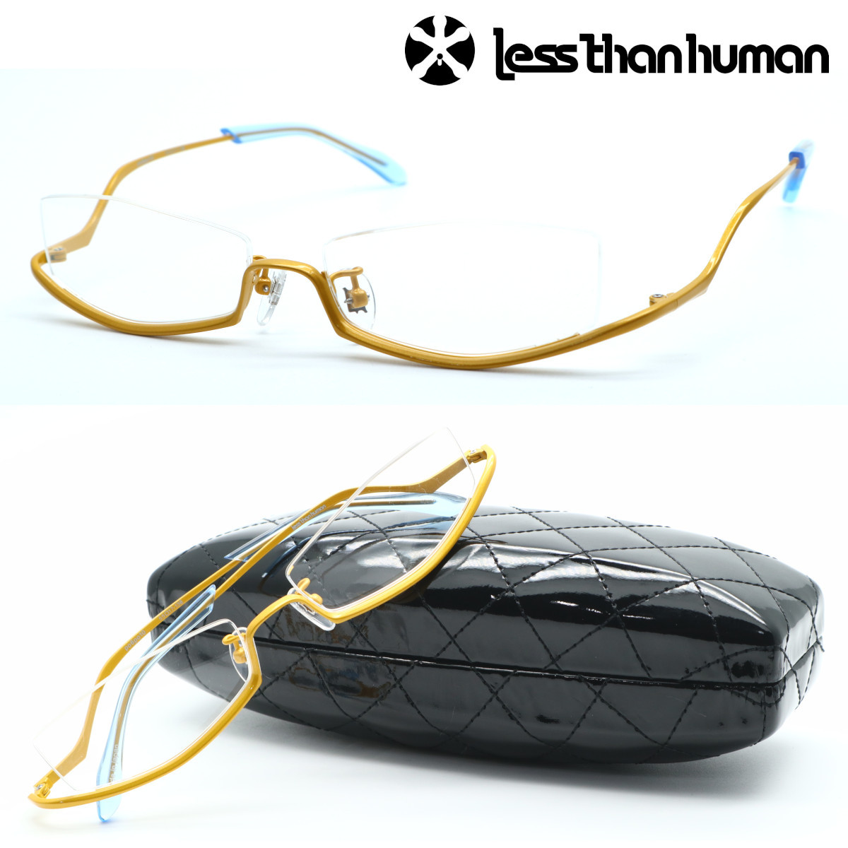 新品・日本製☆less than humanレスザンヒューマン メガネ ポルポト