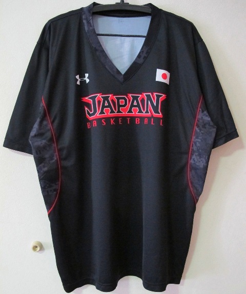 UNDERARMOUR製バスケ日本代表 支給品シューティングシャツ3XL