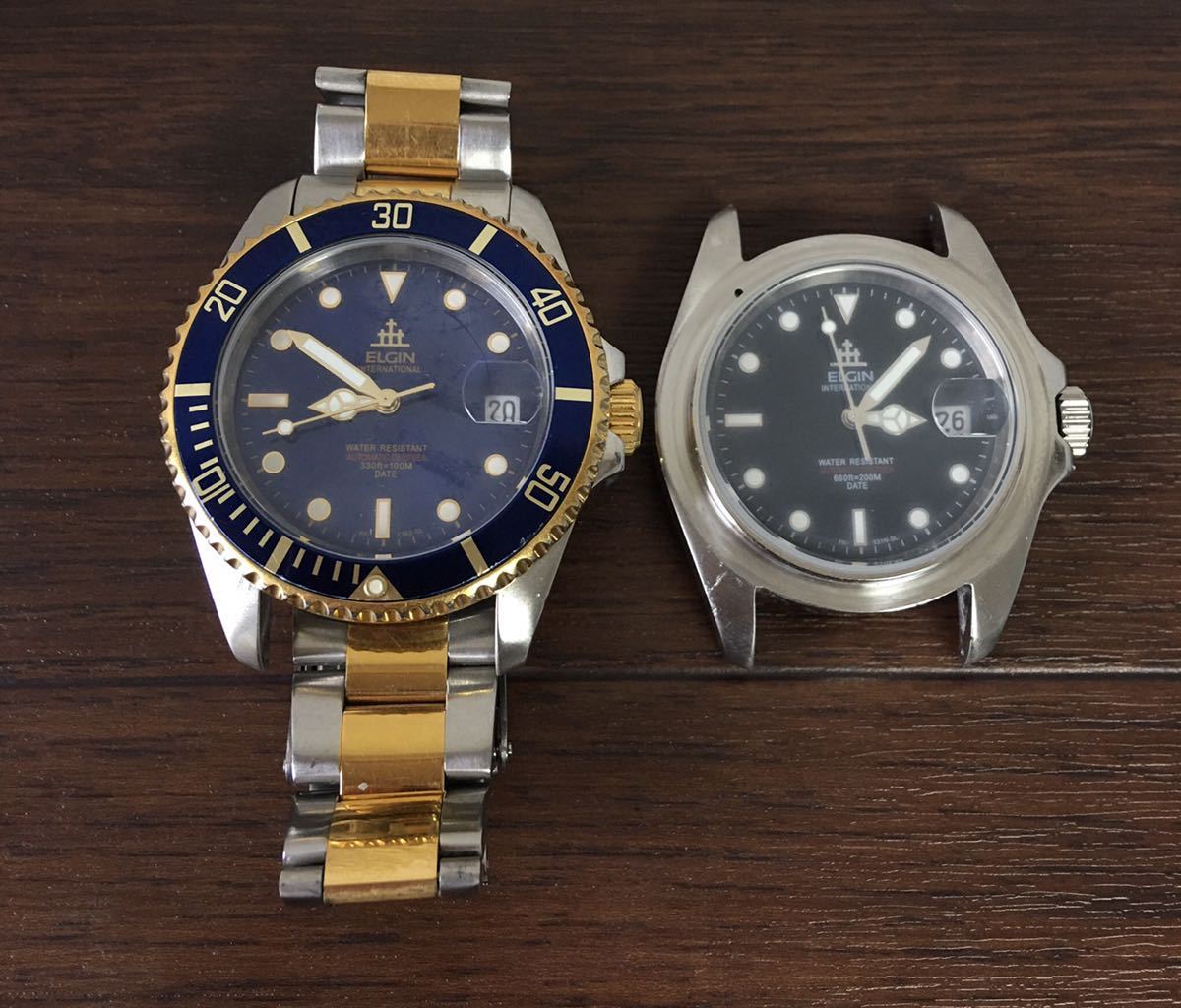 ELGIN/エルジン/自動巻き /メンズ腕時計 FK-531N-SL /FK-1362-SL動作品 