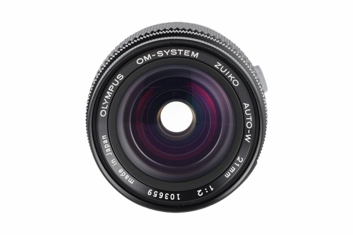 02906cmrk OLYMPUS ZUIKO AUTO-W 21mm F2 単焦点 超広角レンズ OM 