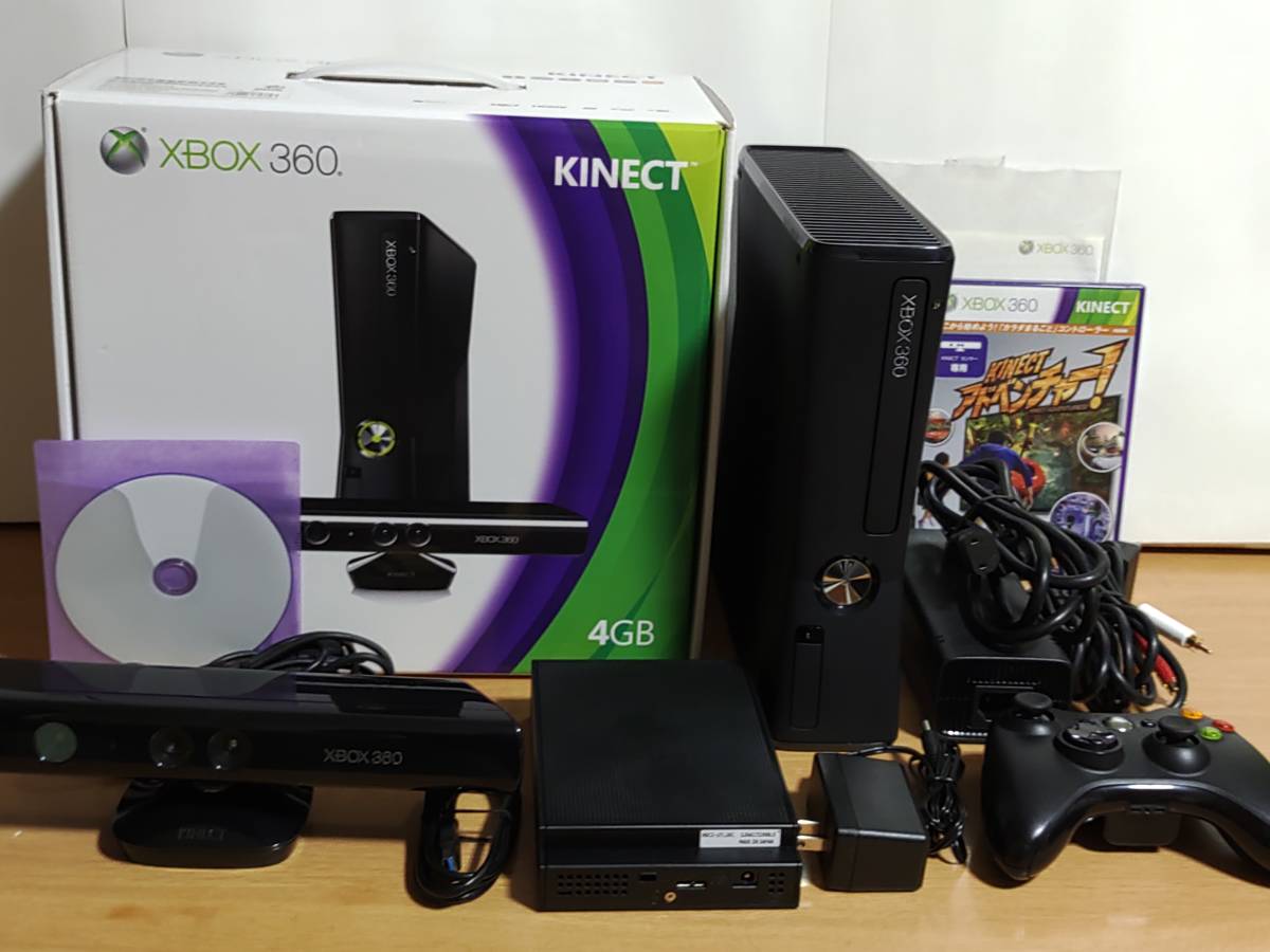 Xbox360 S 4GB Kinect 2TB+1TB RGH (Trinity) [N379]