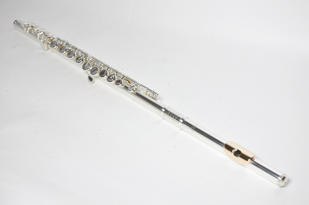MIYAZAWA フルート リッププレート銀製 ケース、バッグ付き Pearl