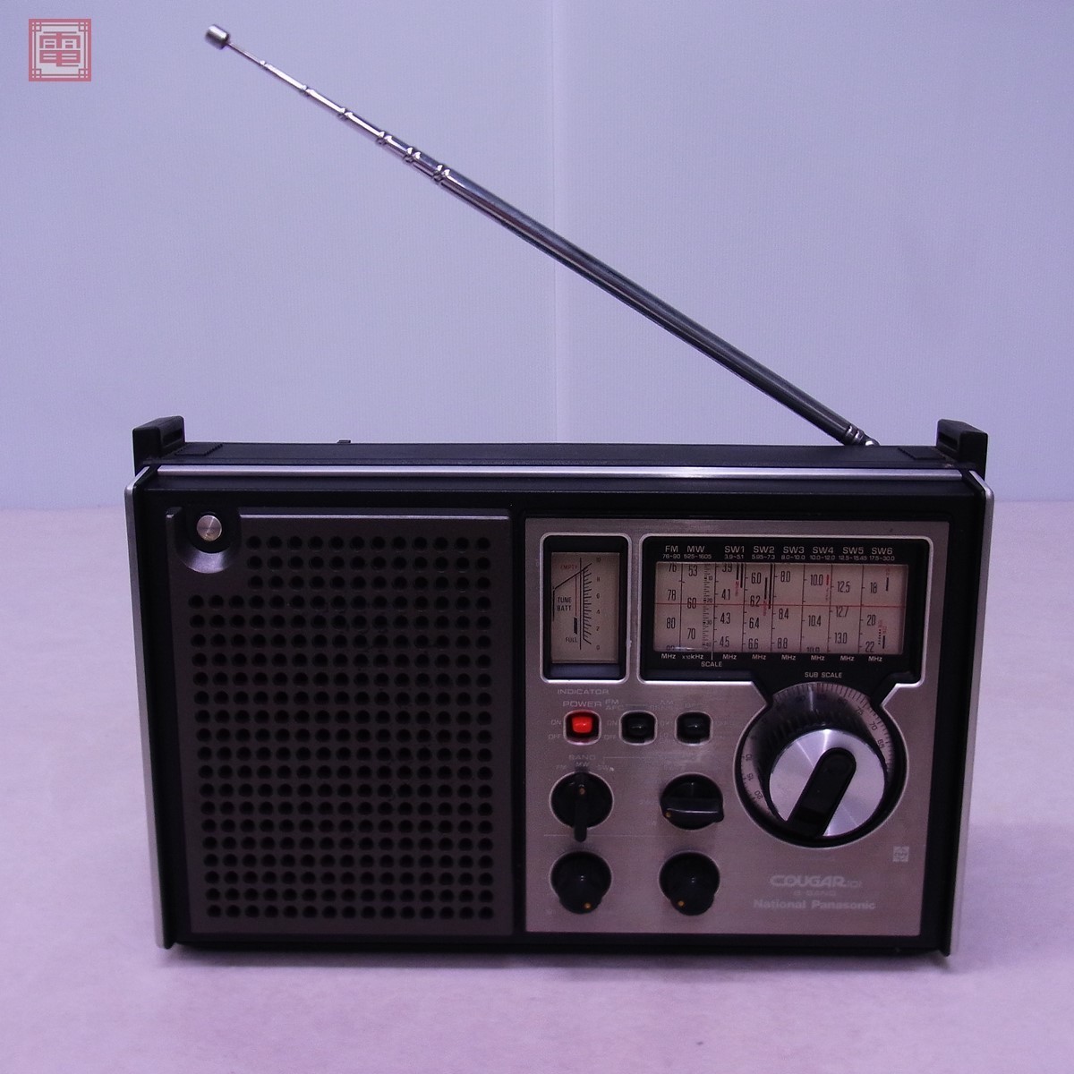 National RF-1010 ナショナル クーガ101 Panasonic FM⁄MW⁄SW6バンド