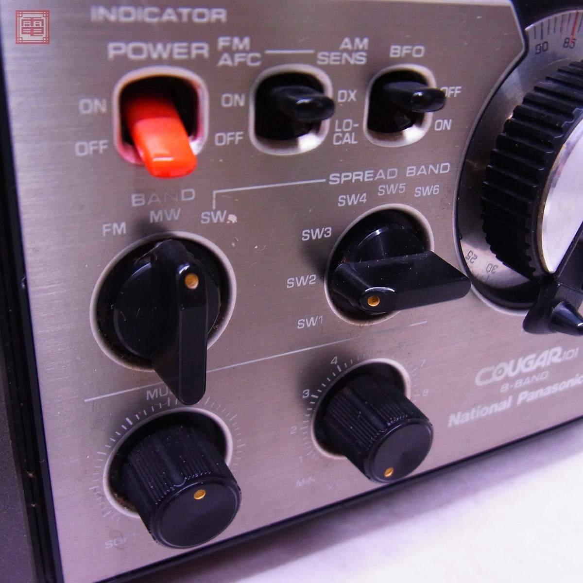 National RF-1010 ナショナル クーガ101 Panasonic FM⁄MW⁄SW6バンド