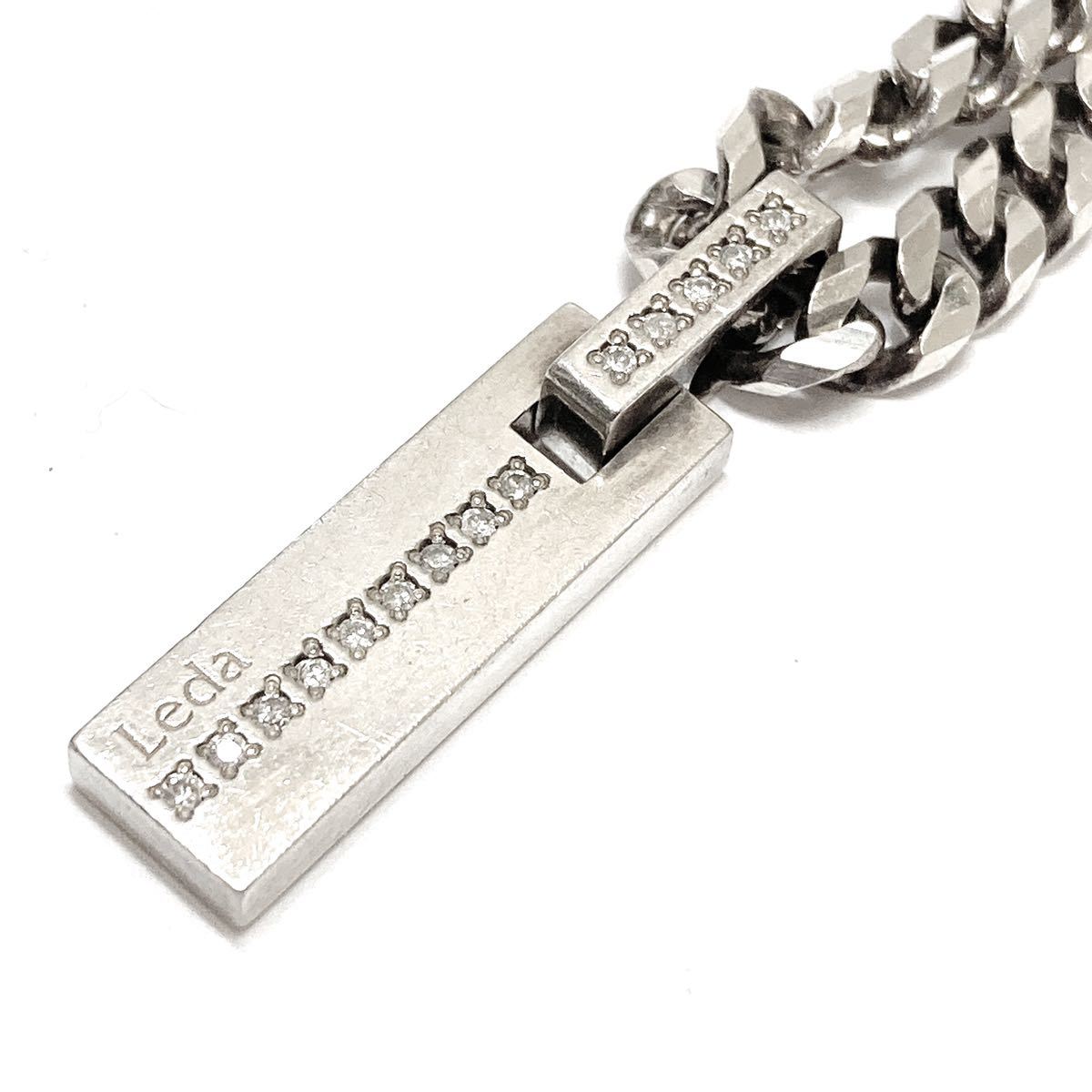 ネックレス レダシルマ Leda ダイヤモンド SILMA ダイヤ0.08ct K18 