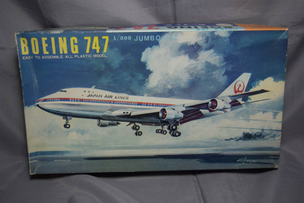 【激レア絶版1/300】古賀模型TOHO ボーイングB747-100ジャンボ日本航空JAL【検】Boeing 鶴丸 JAPAN AIRLINES